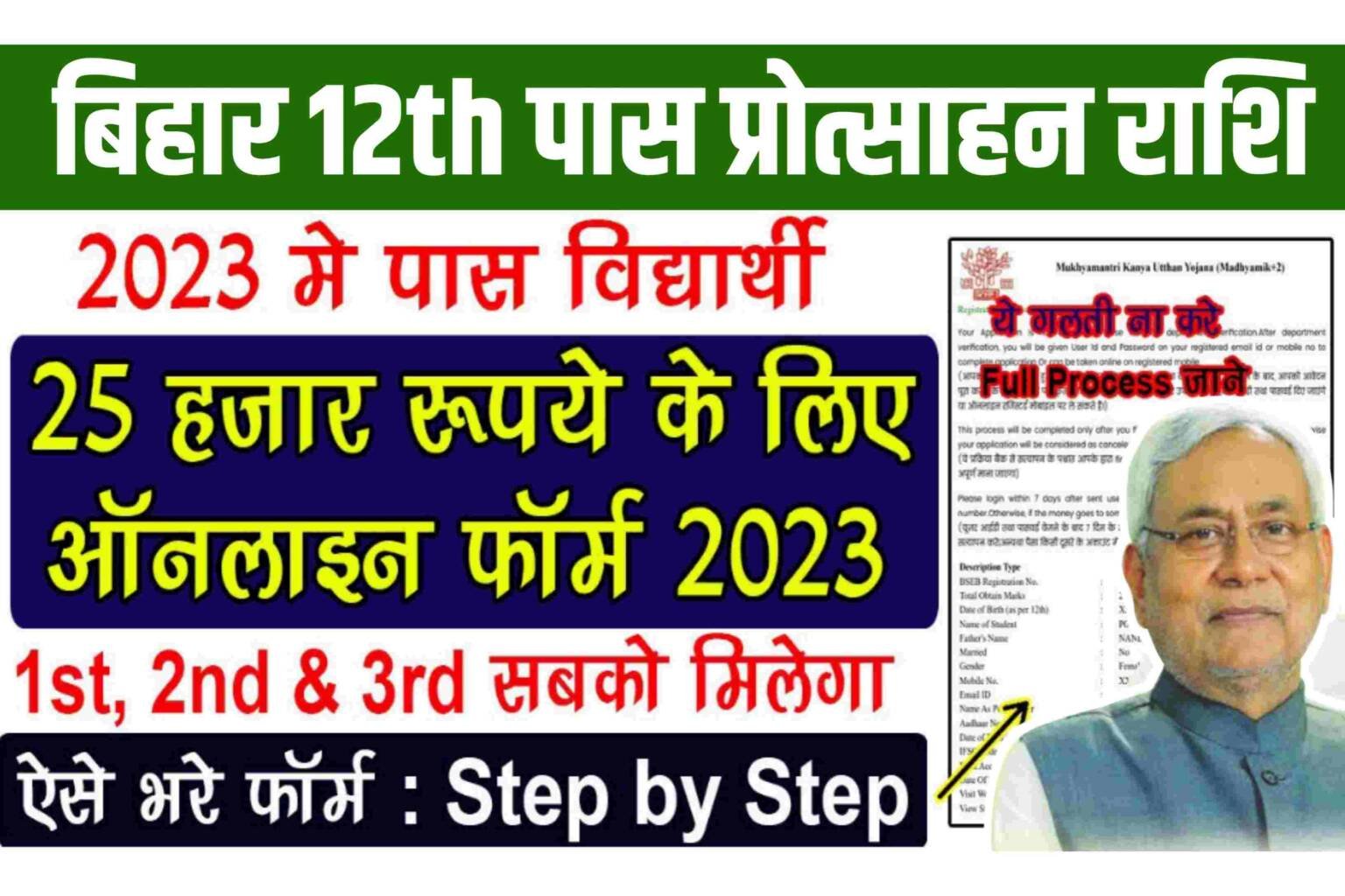 Bihar Board Matric Pass Scholarship Online 2023 बहर बरड मटरक