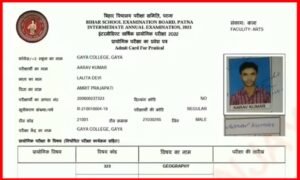 Bihar Board Practical Admit Card 2022|