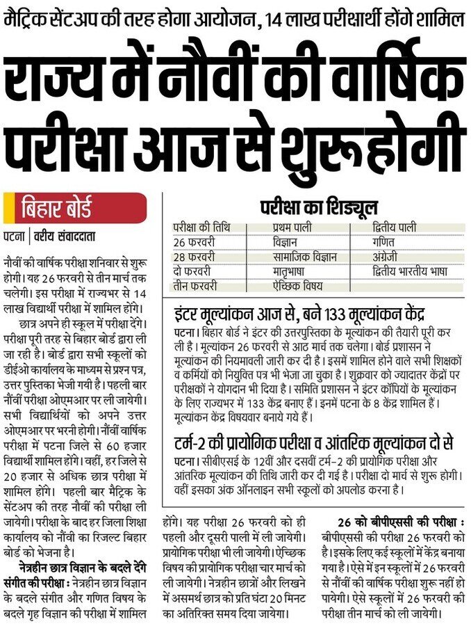 9th Math Answer key 2022 Bihar Board 9th Math Answer key 2022