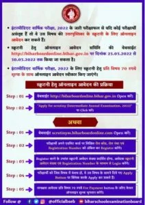 Bihar Board 12th Scrutiny 2022 Online Apply|