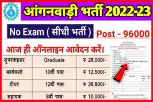 Anganwadi New Vacancy Update|