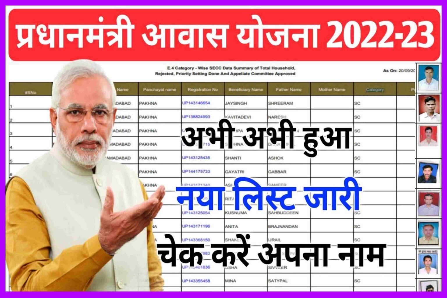 Pm Awas Yojana New List Jari 2022-23| Pm Awas Yojana New List