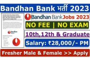 Bandhan Bank Data Operator Recruitment: