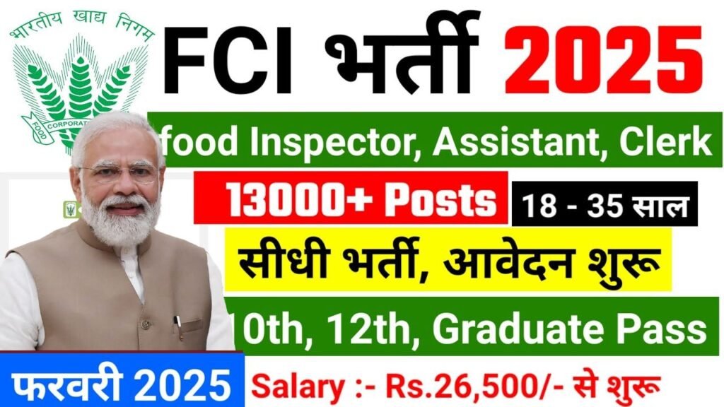 FCI Vacancy 2025