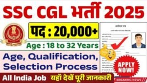 SSC CGL Recruitment 2025: