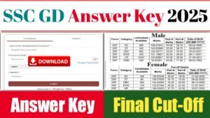 Ssc gd Constable Answer Key 2025 PDF Download: एसएससी जीडी आंसर की यहाँ से चेक करें Direct Link